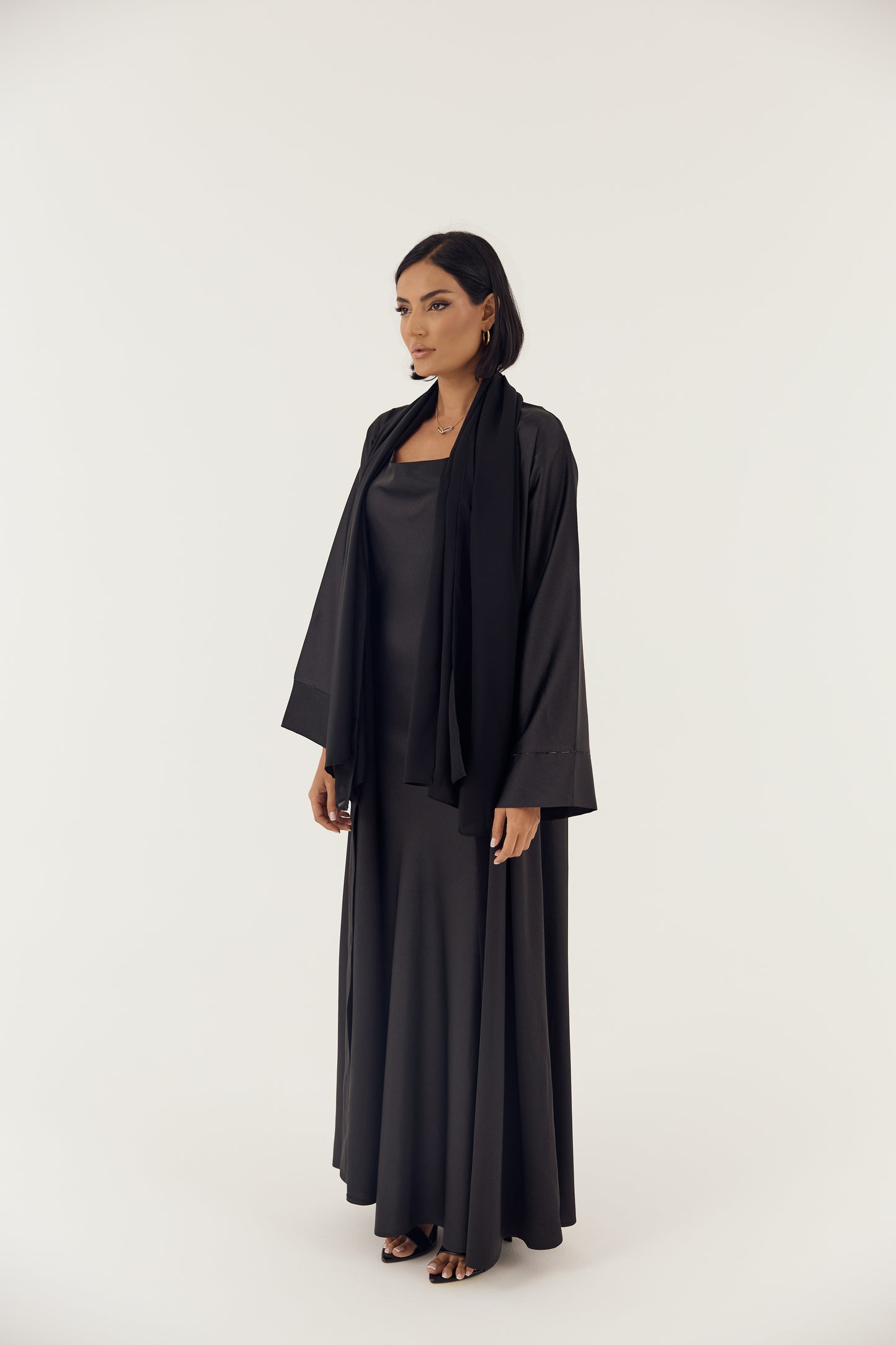 4-Piece Emirati Satin Set