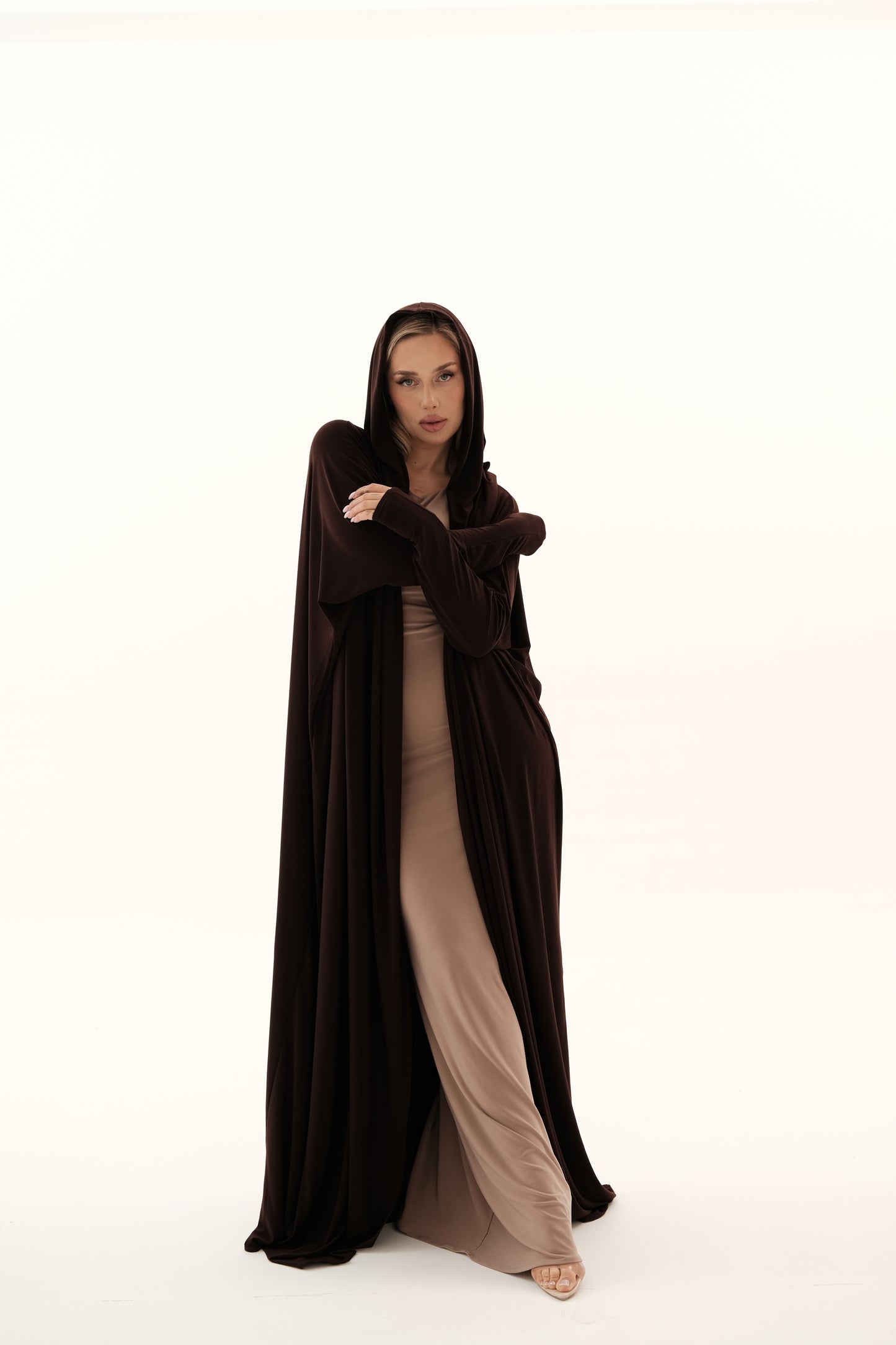 Stretching Abaya Chocolate