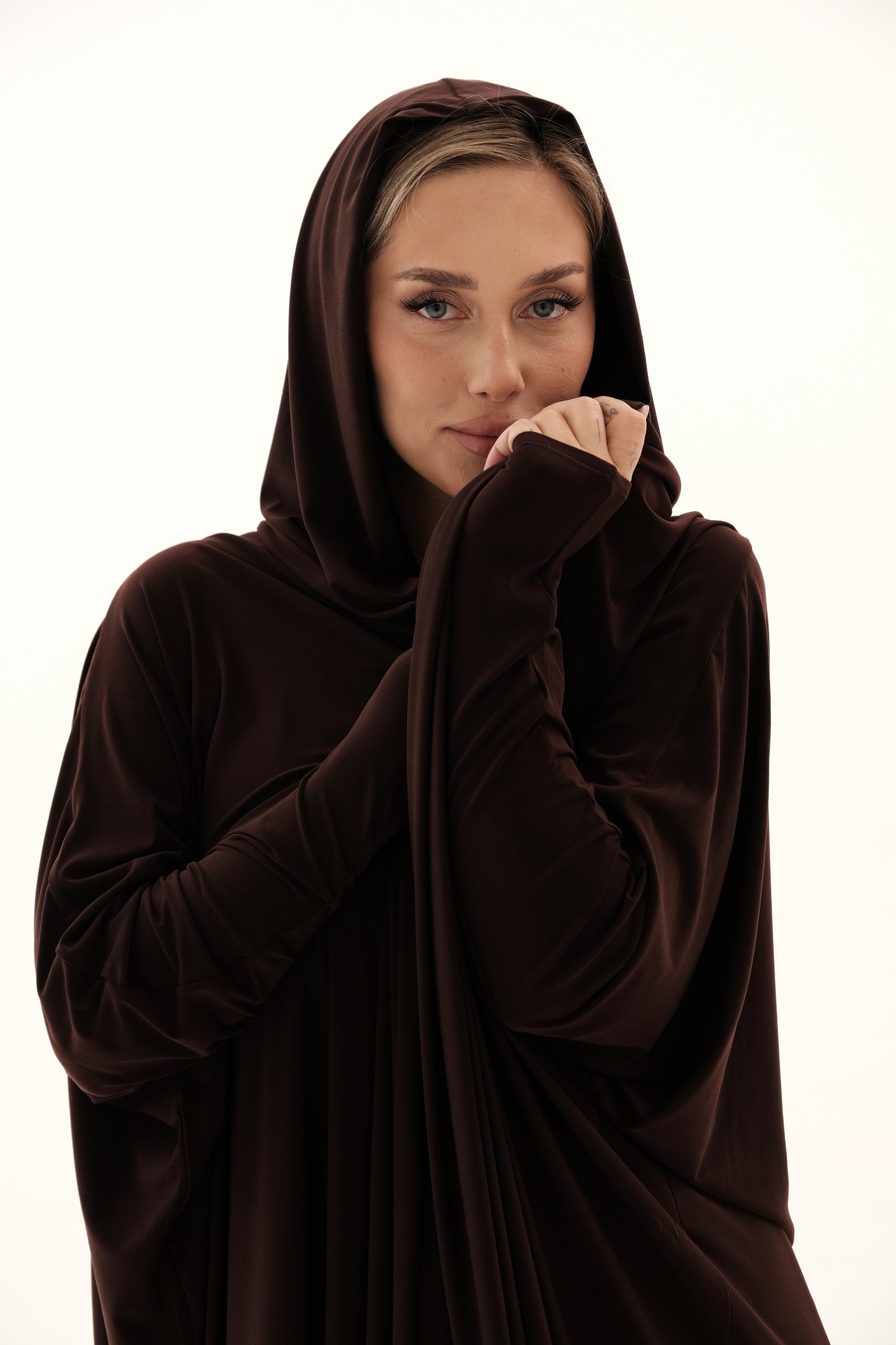 Stretching Abaya Chocolate