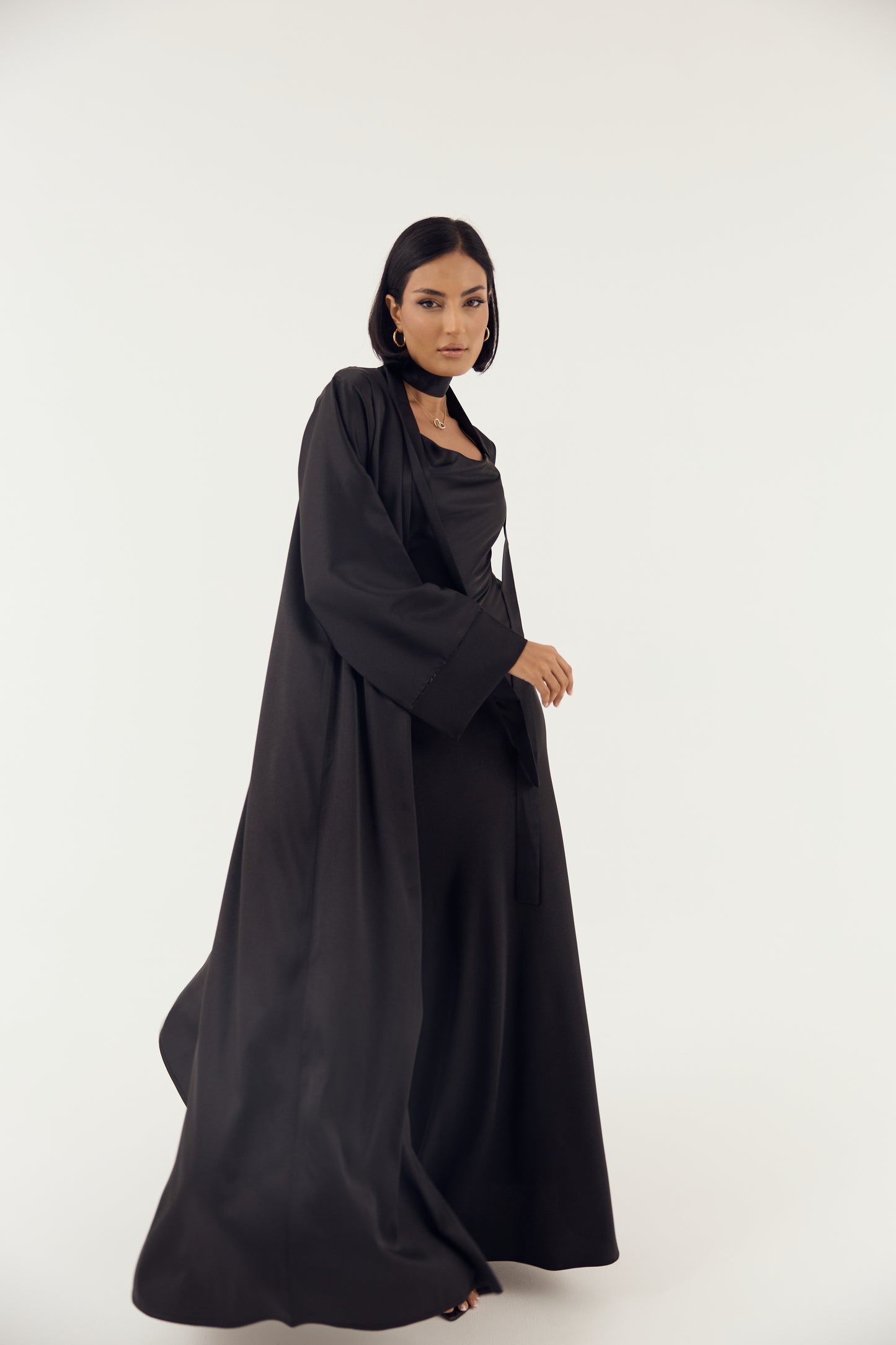 4-Piece Emirati Satin Set