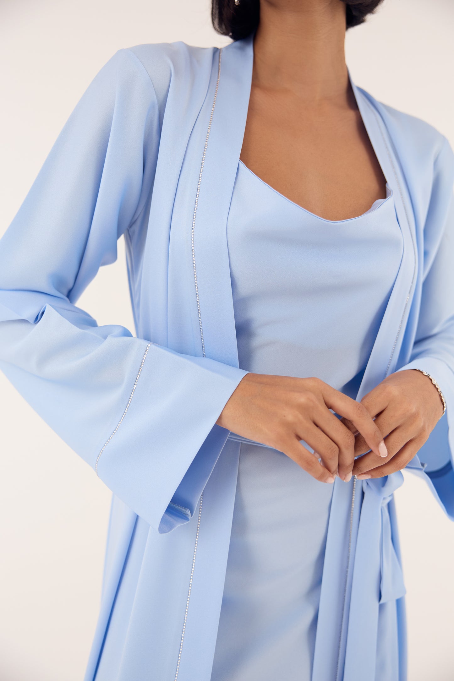 4-Piece Emirati Satin Set