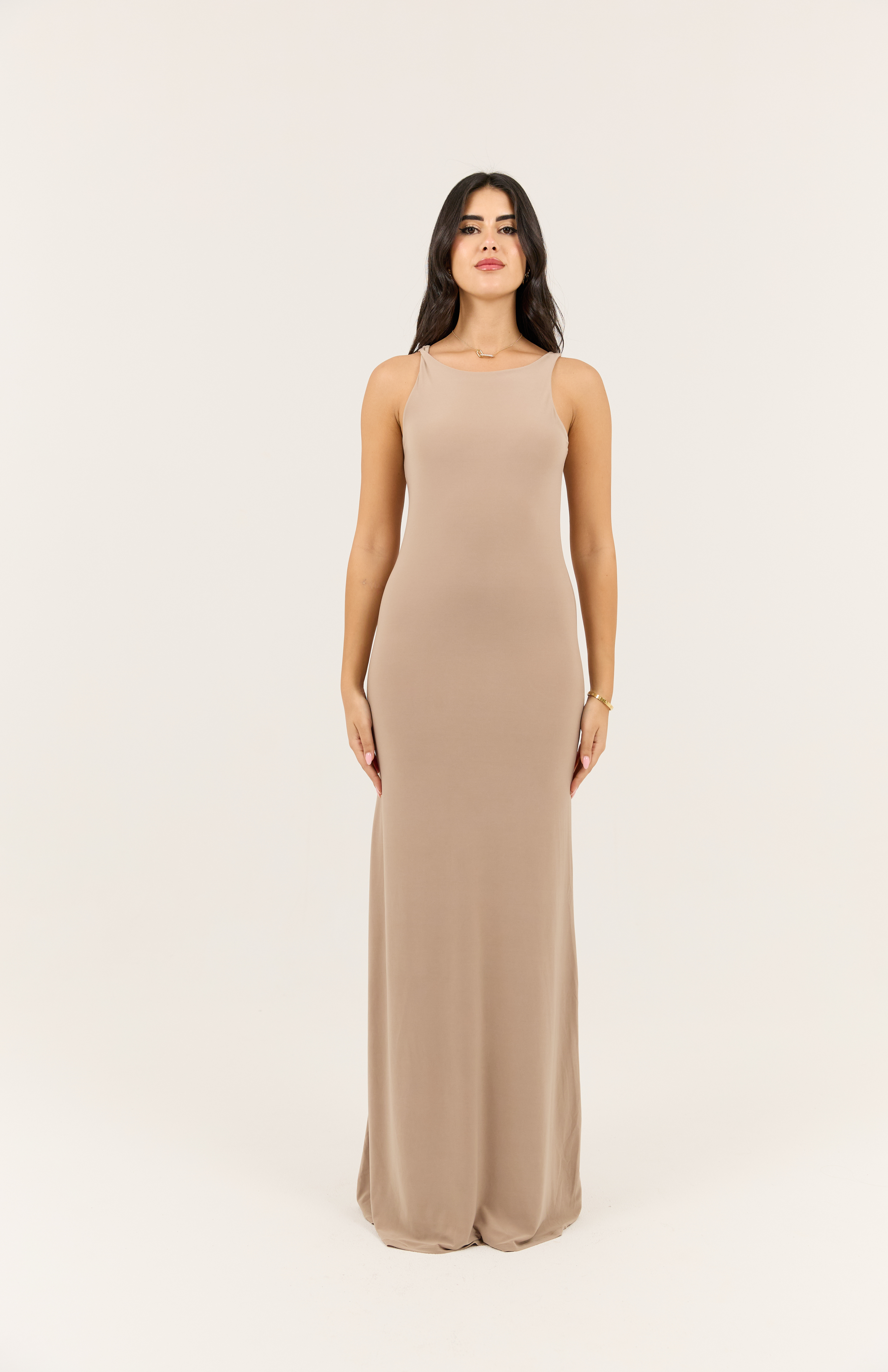 Nude Basic Dress - Sculpting Fit