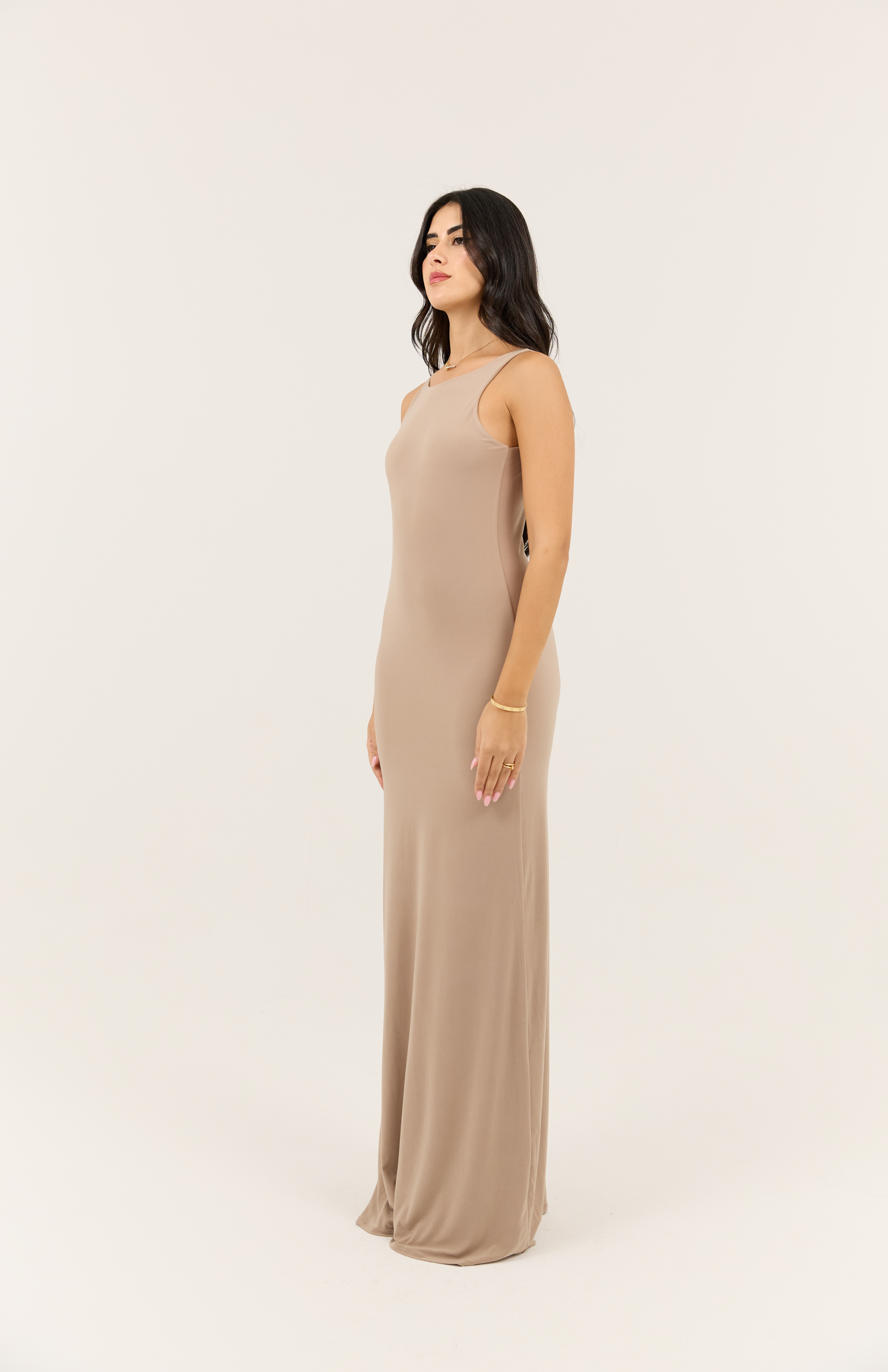Nude Basic Dress - Sculpting Fit