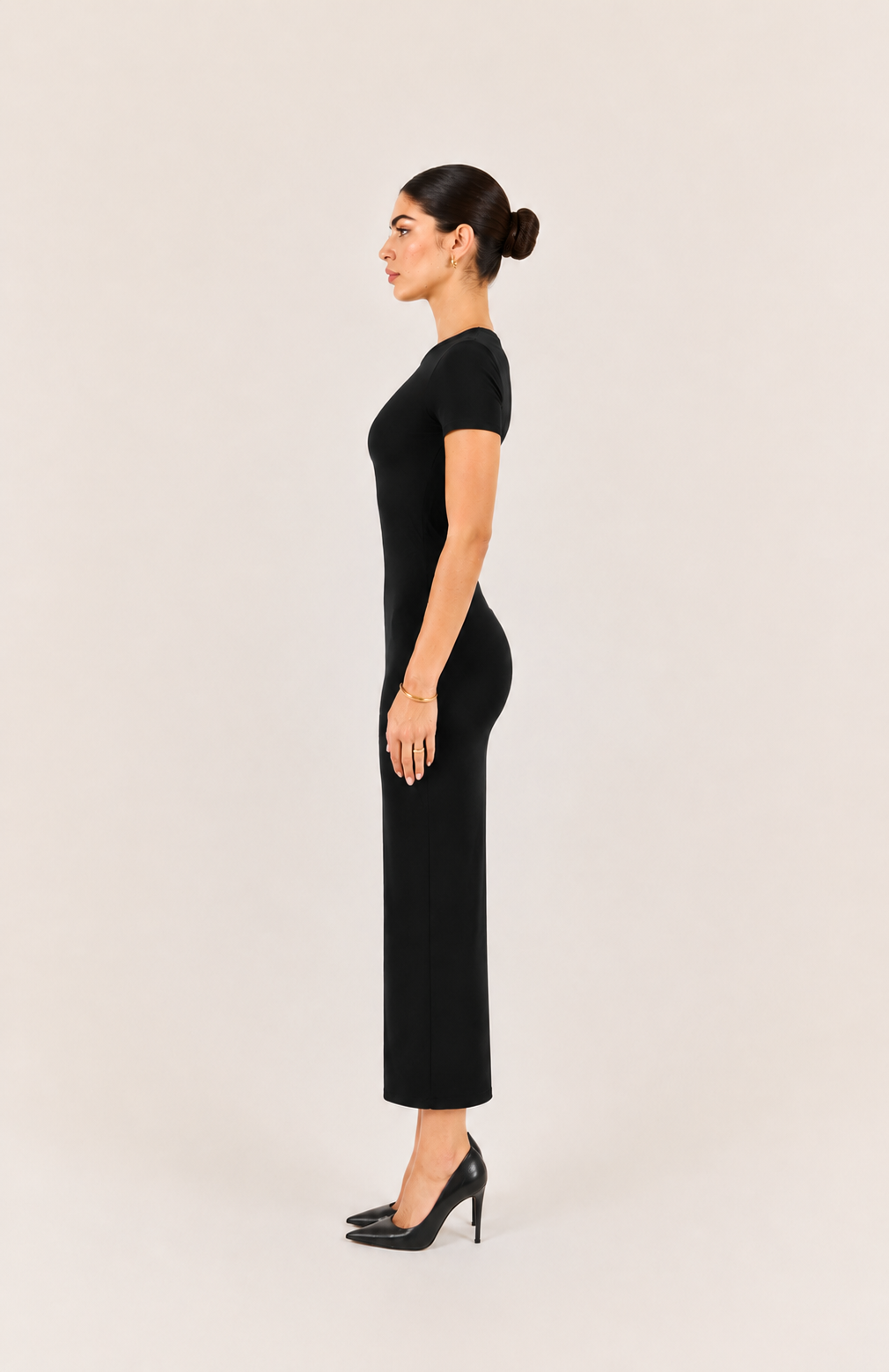 Basic Tee Dress - Black