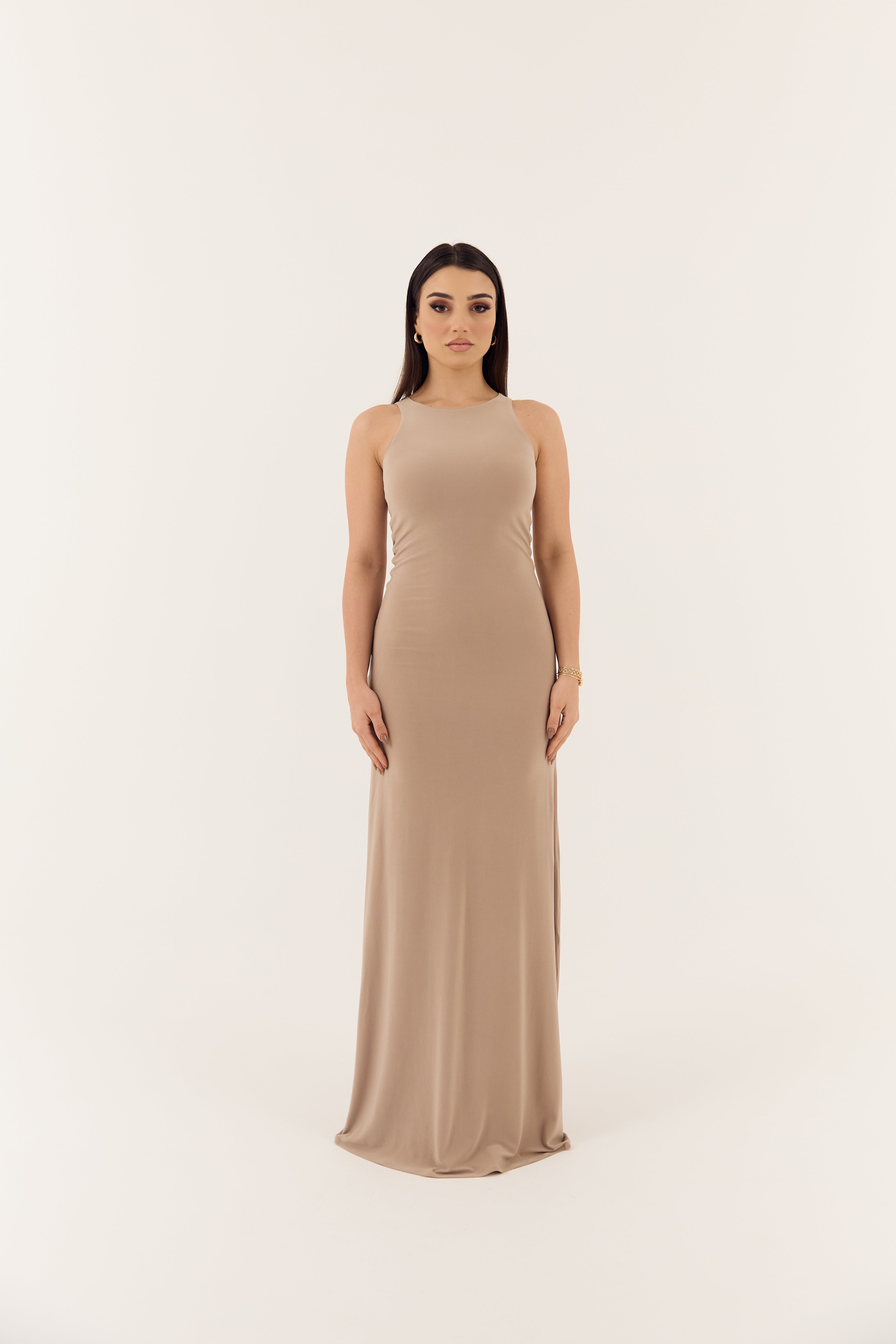 Nude Basic Dress - Sculpting Fit