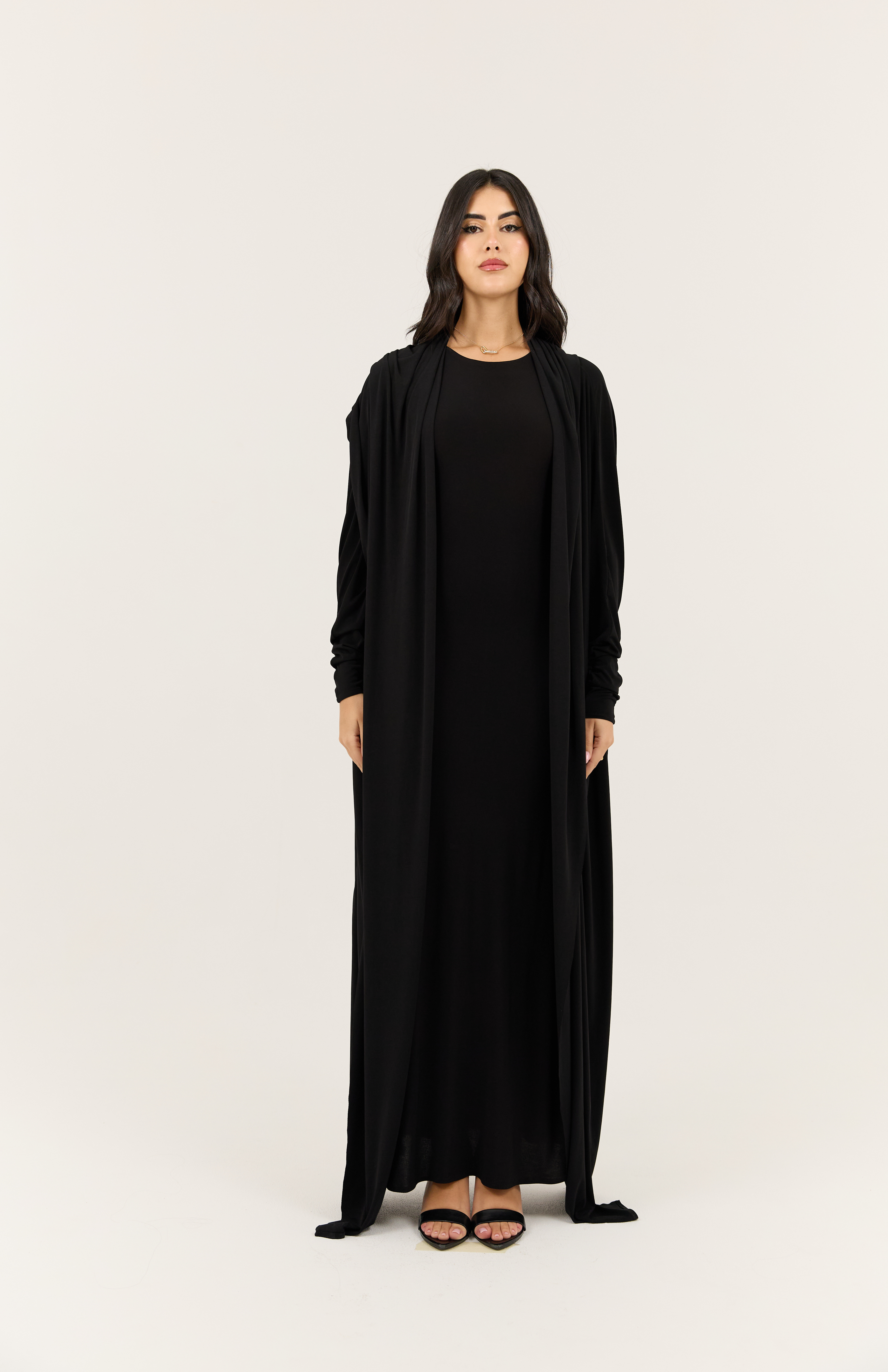 Black Stretch Abaya