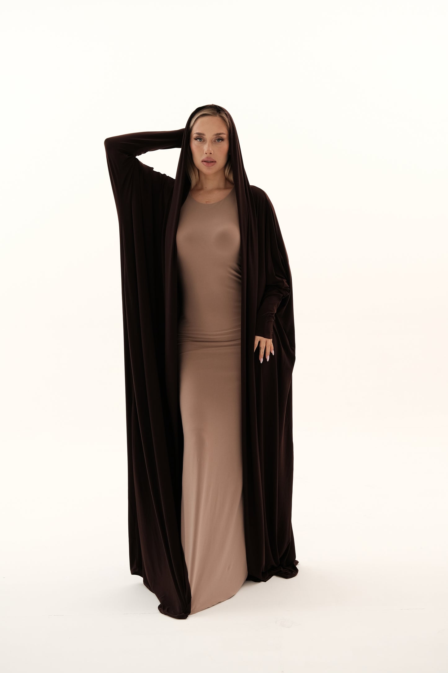 Stretching Abaya Chocolate