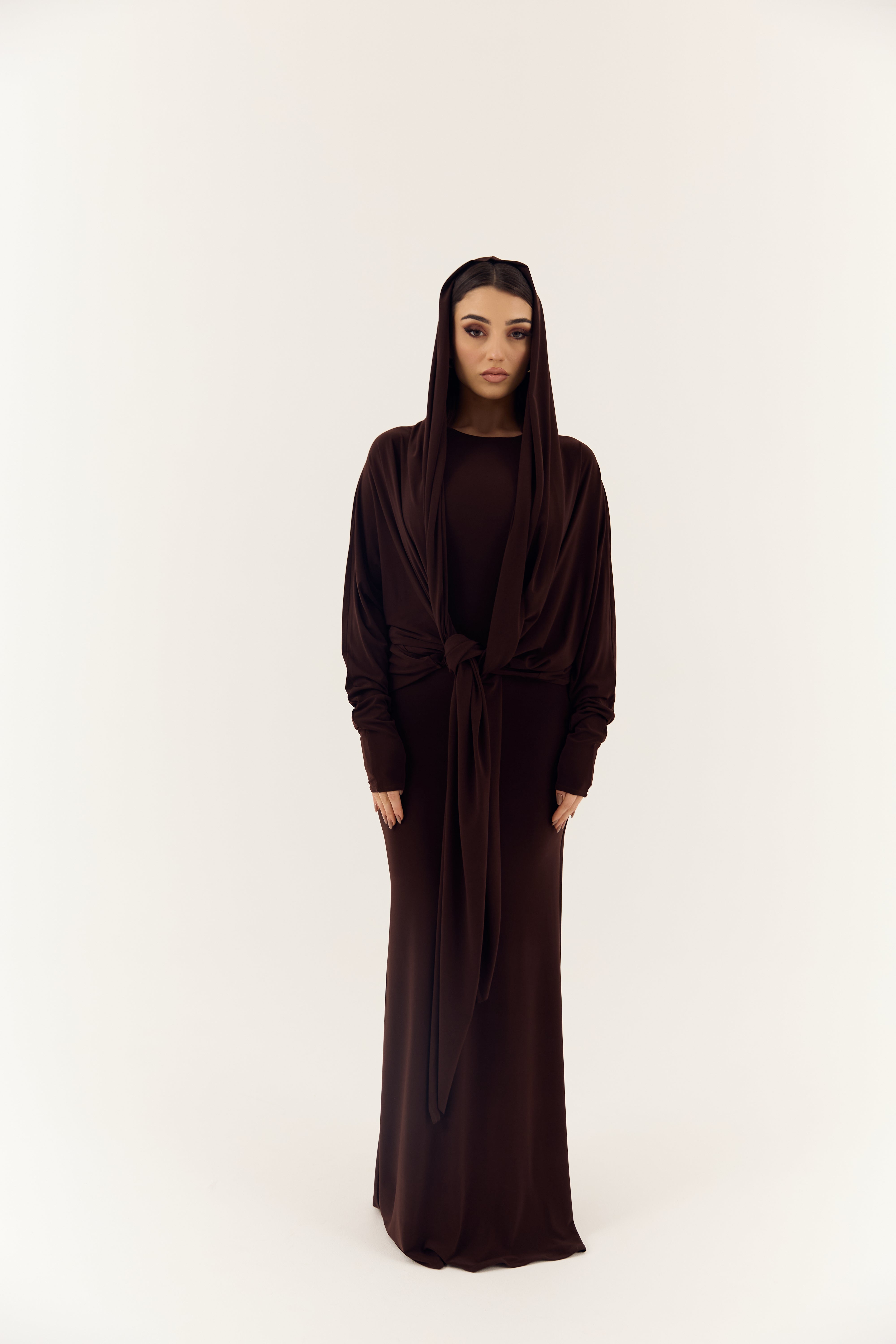 Brown Stretch Cover-Up