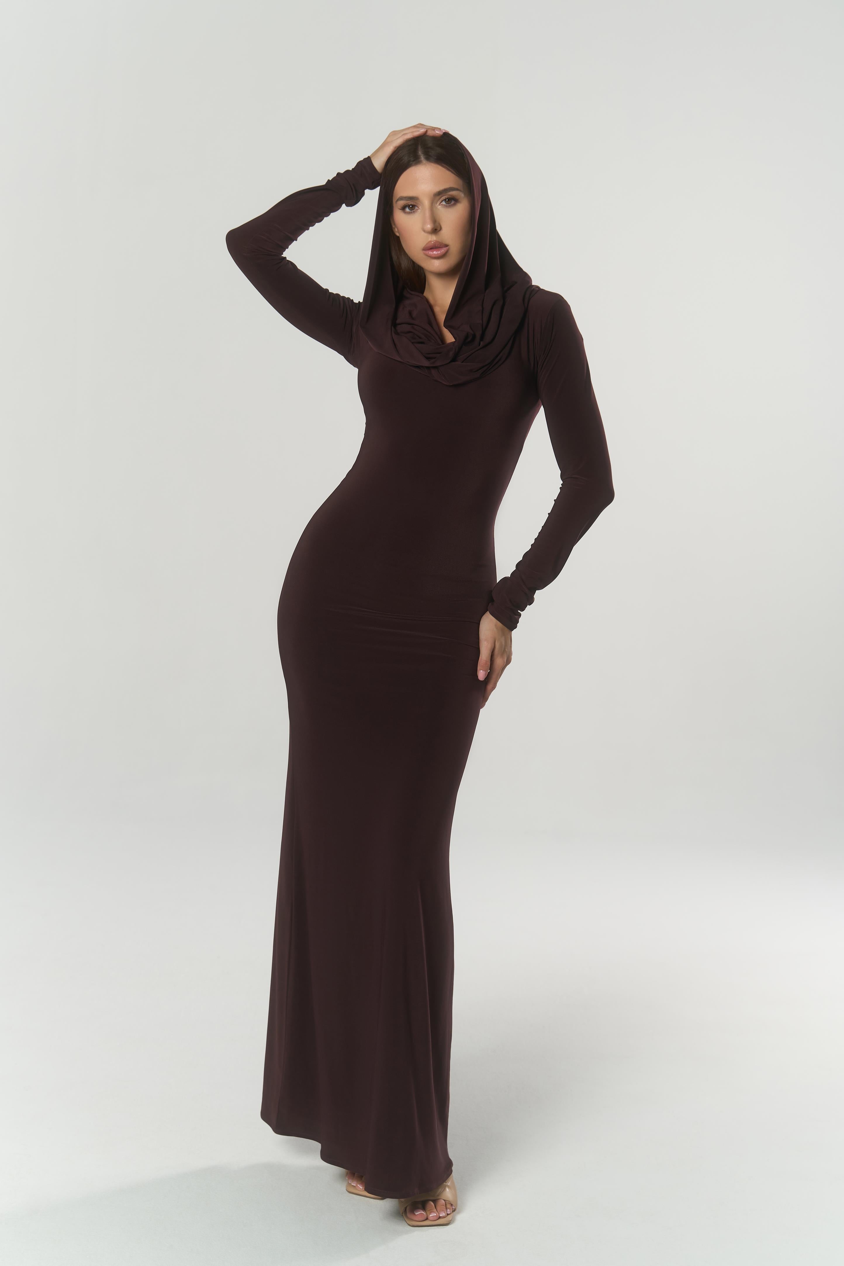 Transforming dress brown - Flaya