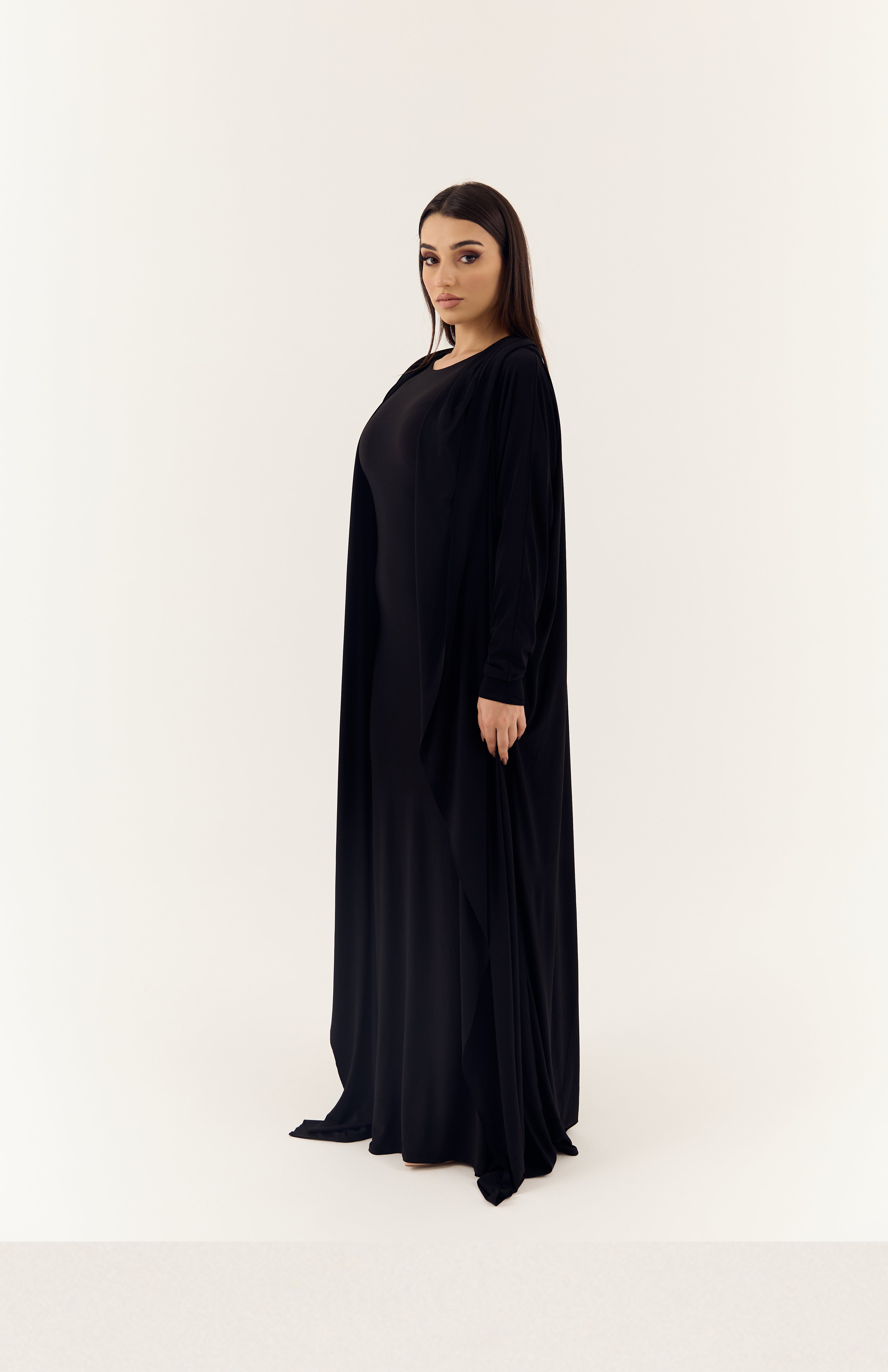 Black Stretch Abaya