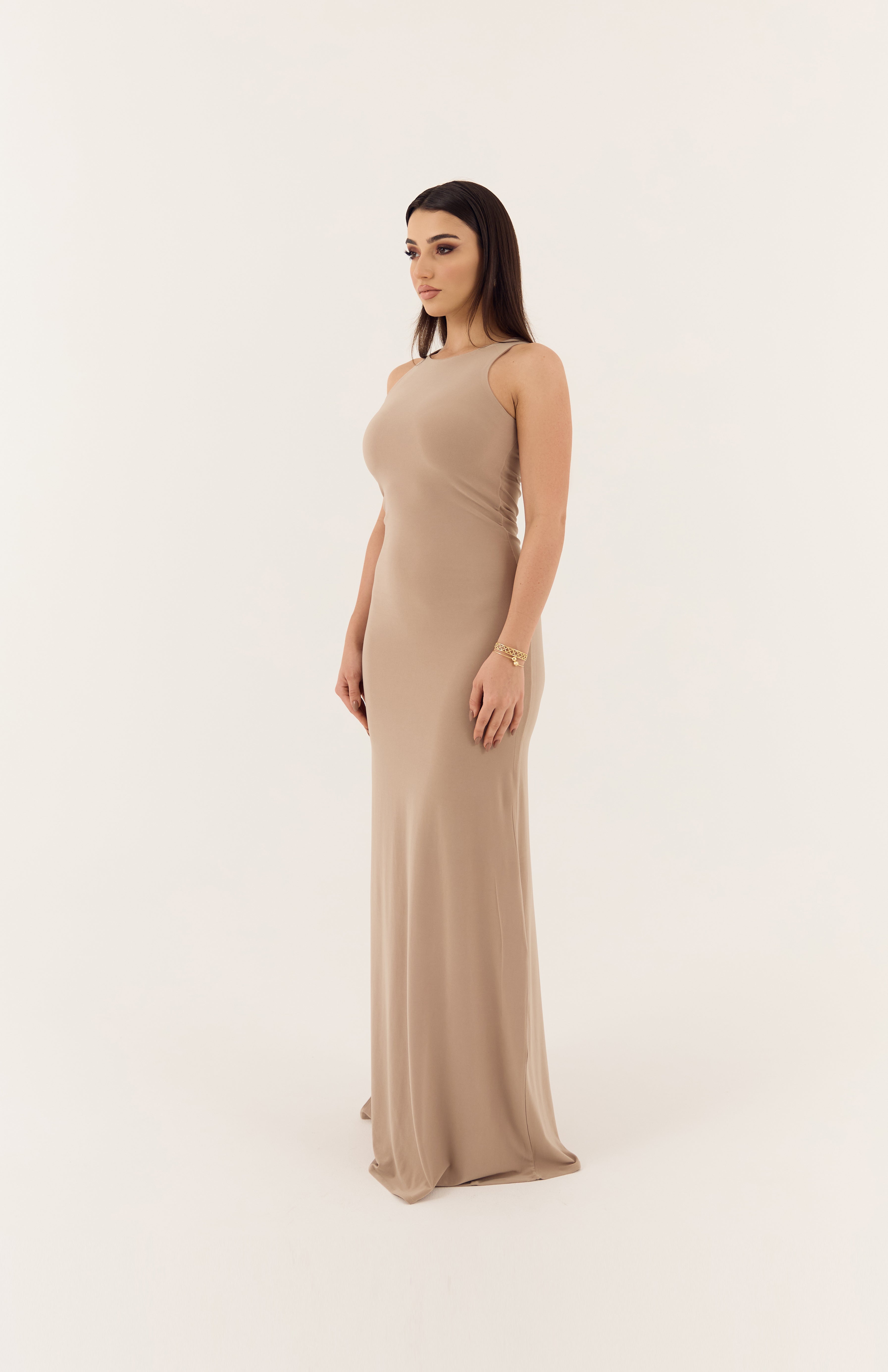 Nude Basic Dress - Sculpting Fit