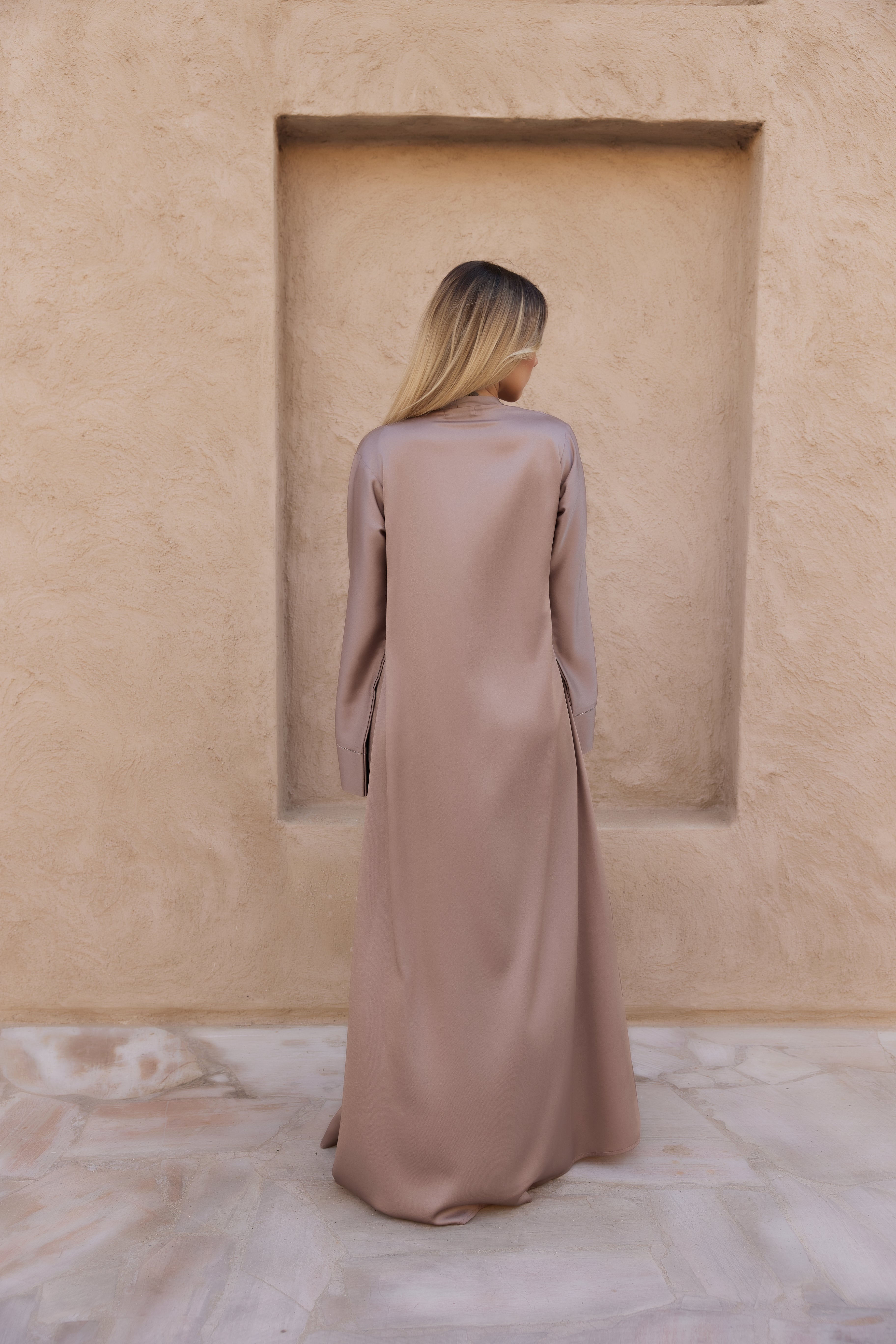 Emirati Satin beige - Flaya