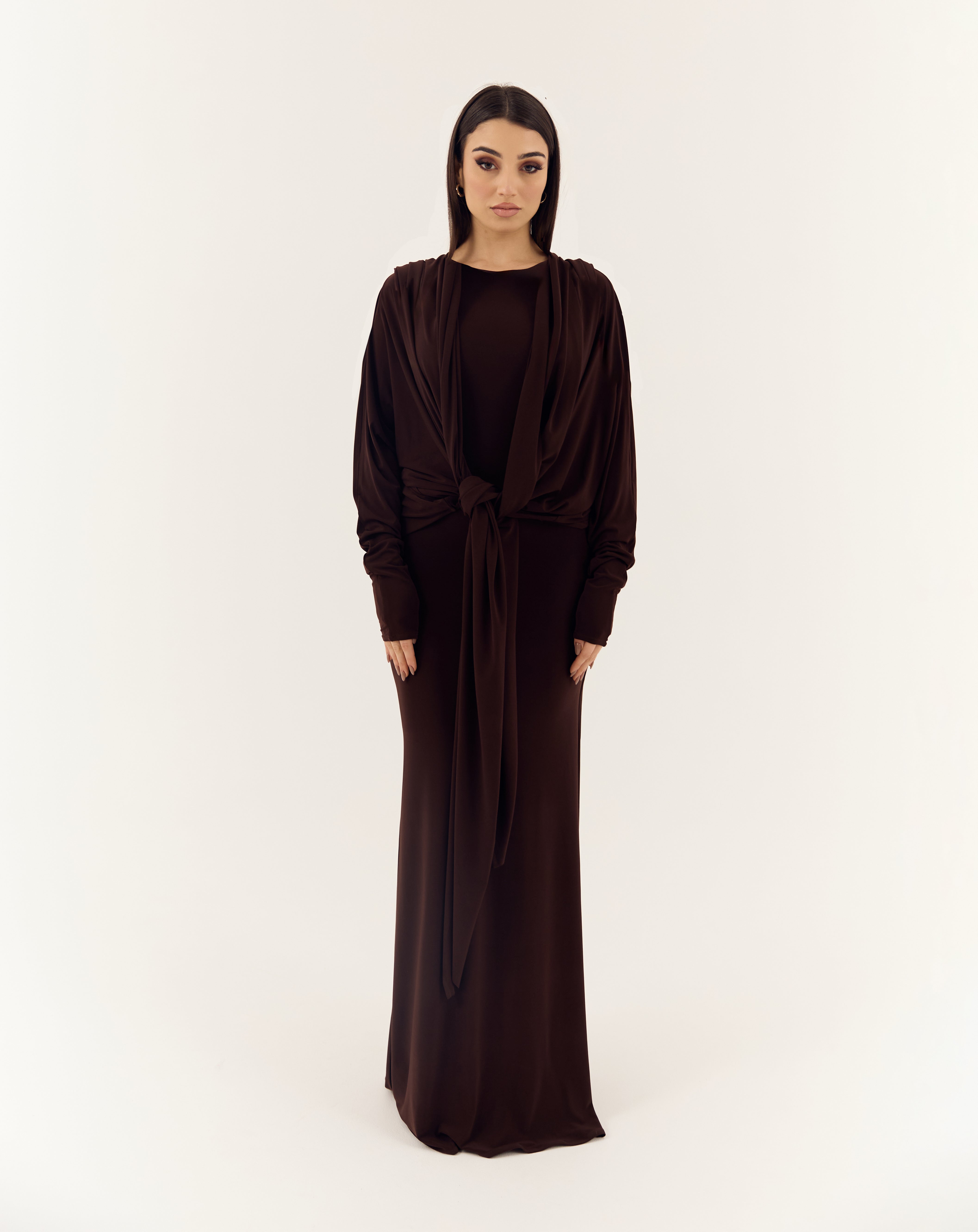 Brown Stretch Cover-Up