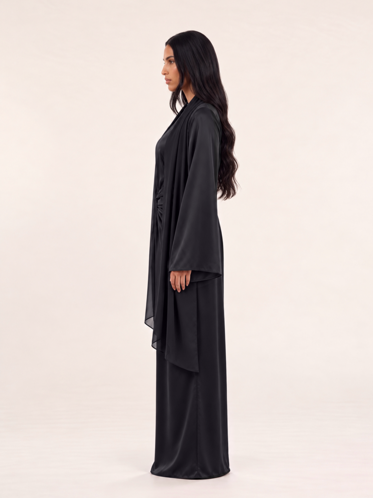 Pre-Order Black Butterfly Blouse & Skirt Set