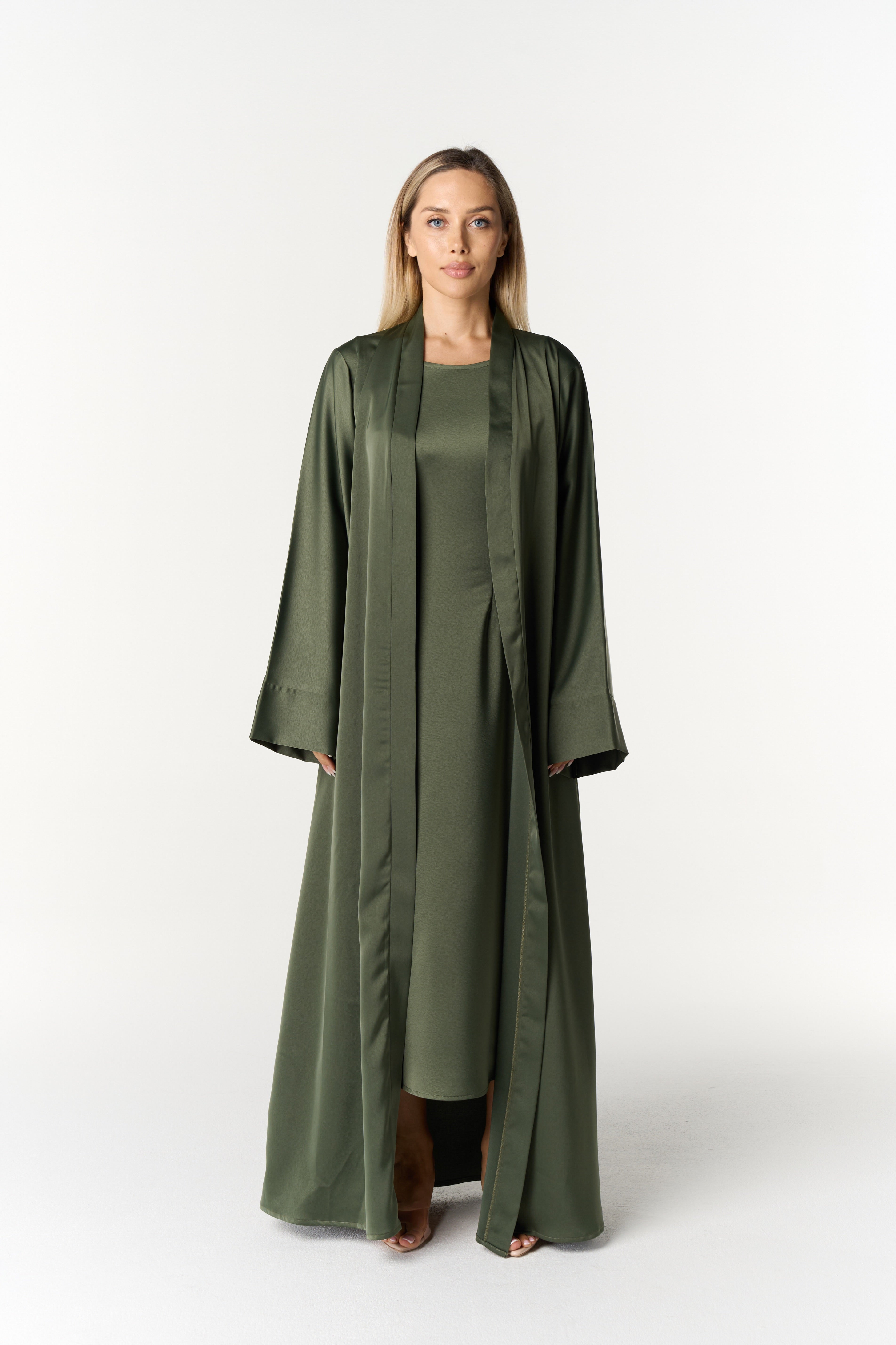 Elegant Satin Abaya
