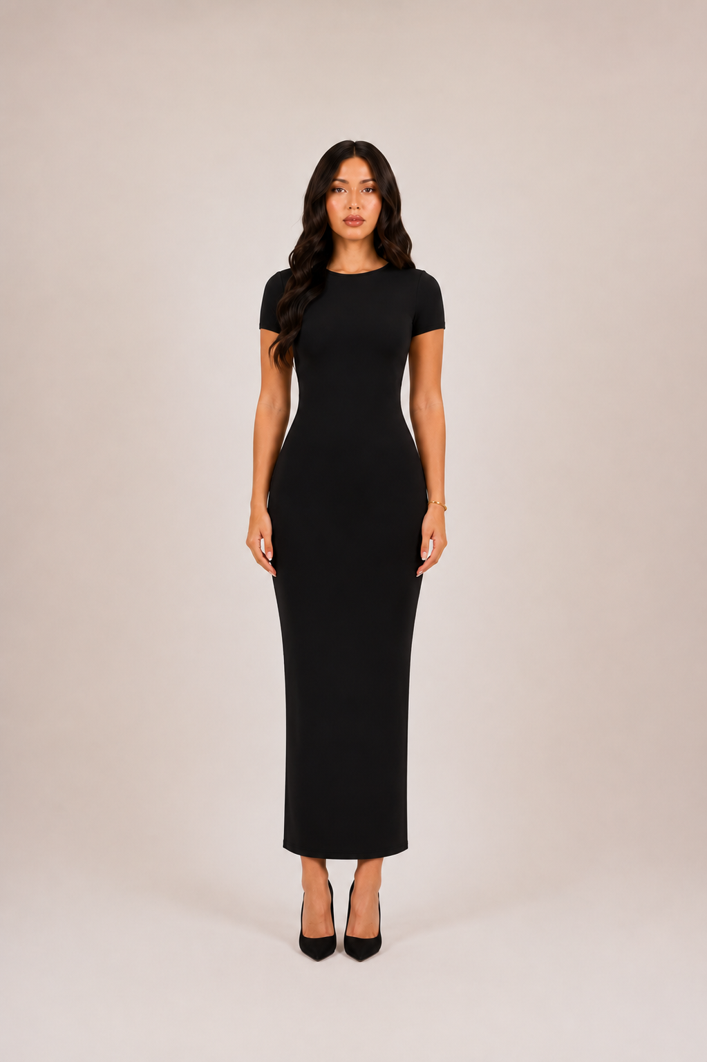 Basic Tee Dress - Black